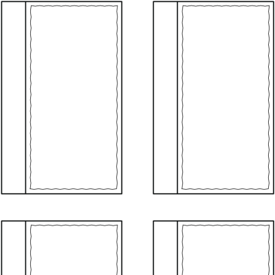 Tab Singles - Small Rectangle