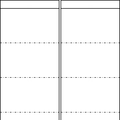 Accordion – 8 Rectangle Short