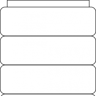 Accordion – 8 Rounded Rectangle Long